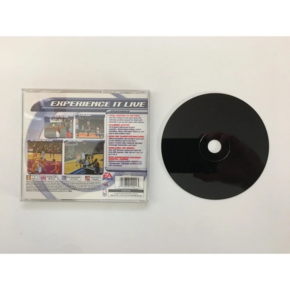 NBA Live 2001 PS1 (PlayStation 1, 2000) EA Sports - Basketball - CIB Complete